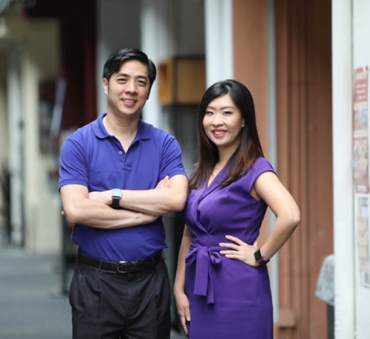 Founders of Singapore dating agency Lunch Actually Violet Lim &amp; Jamie Lee