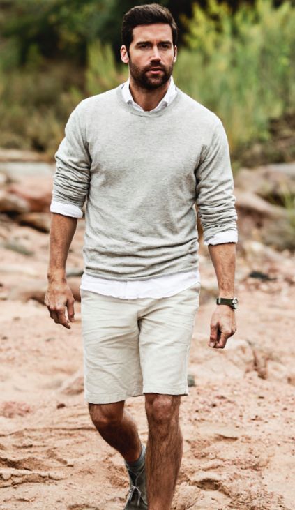 Linen shorts casual